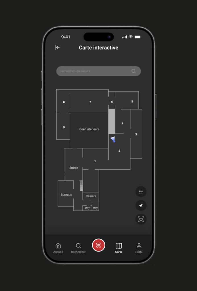 Screenshot de l'application